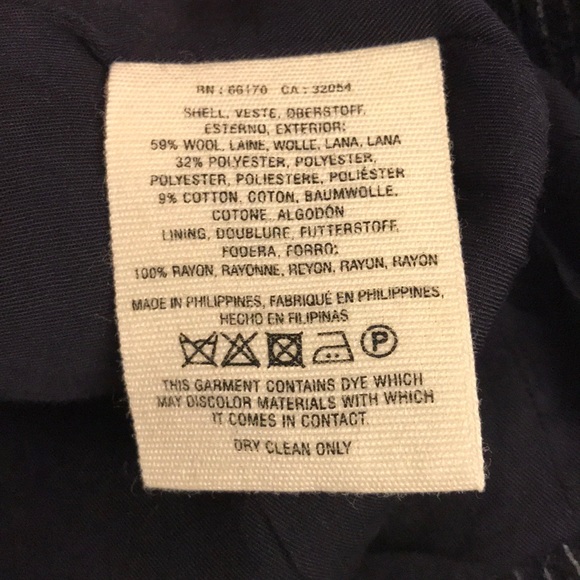 NWT Cartionnier Navy & White striped blazer - Picture 12 of 12